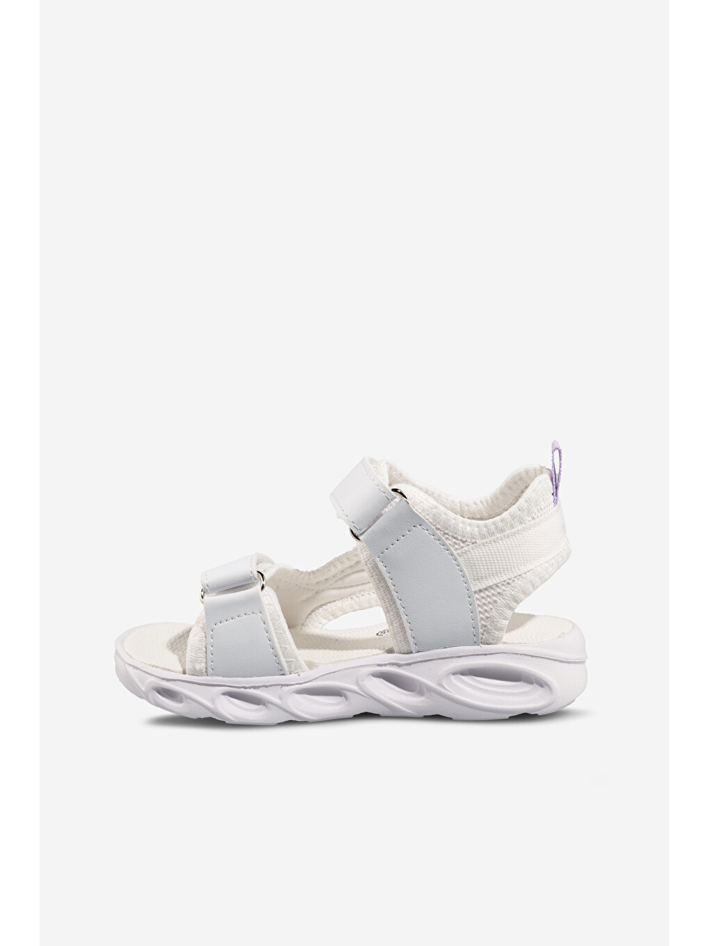 Lena Işıklı Kız Bebek Beyaz Sandalet-1