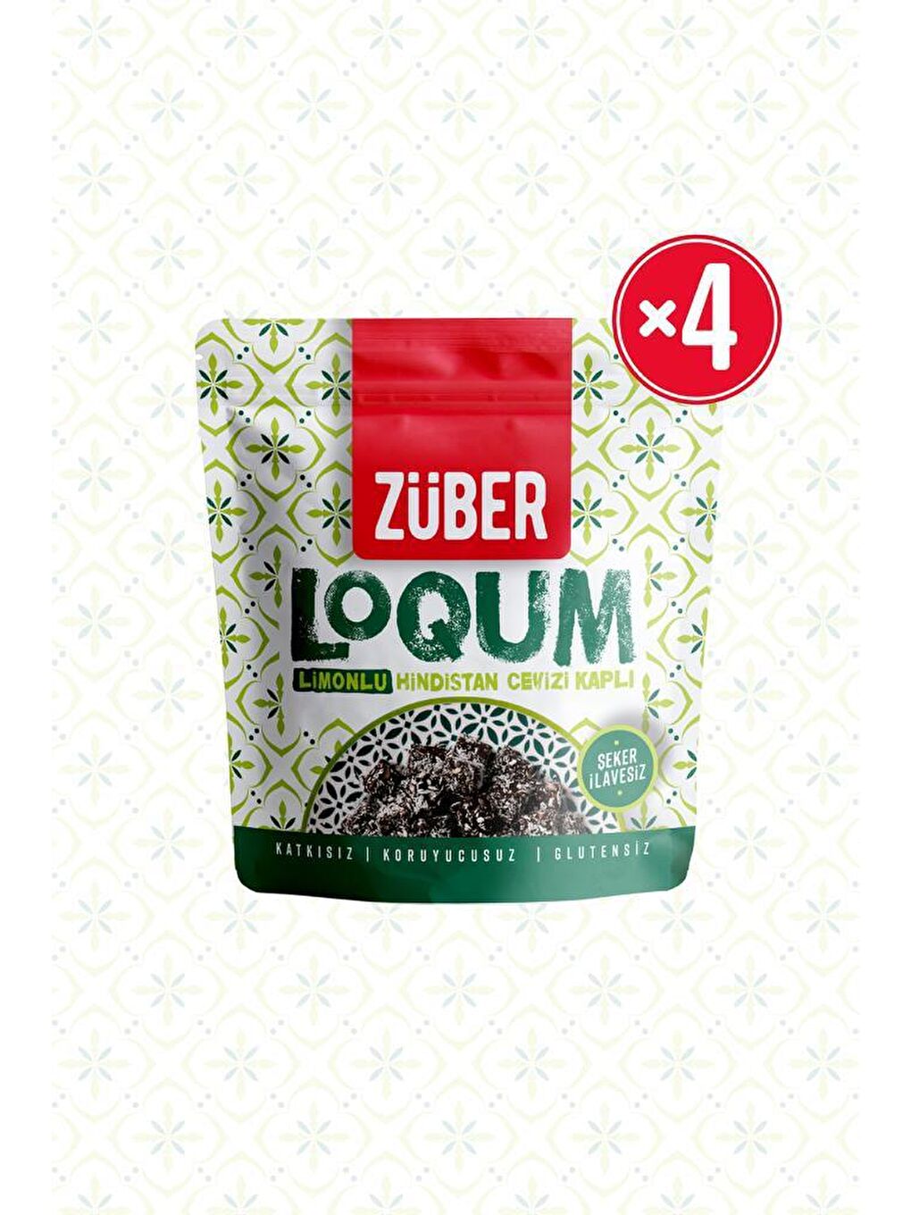 Züber Renksiz Loqum Limonlu 48 Gr x4 Adet