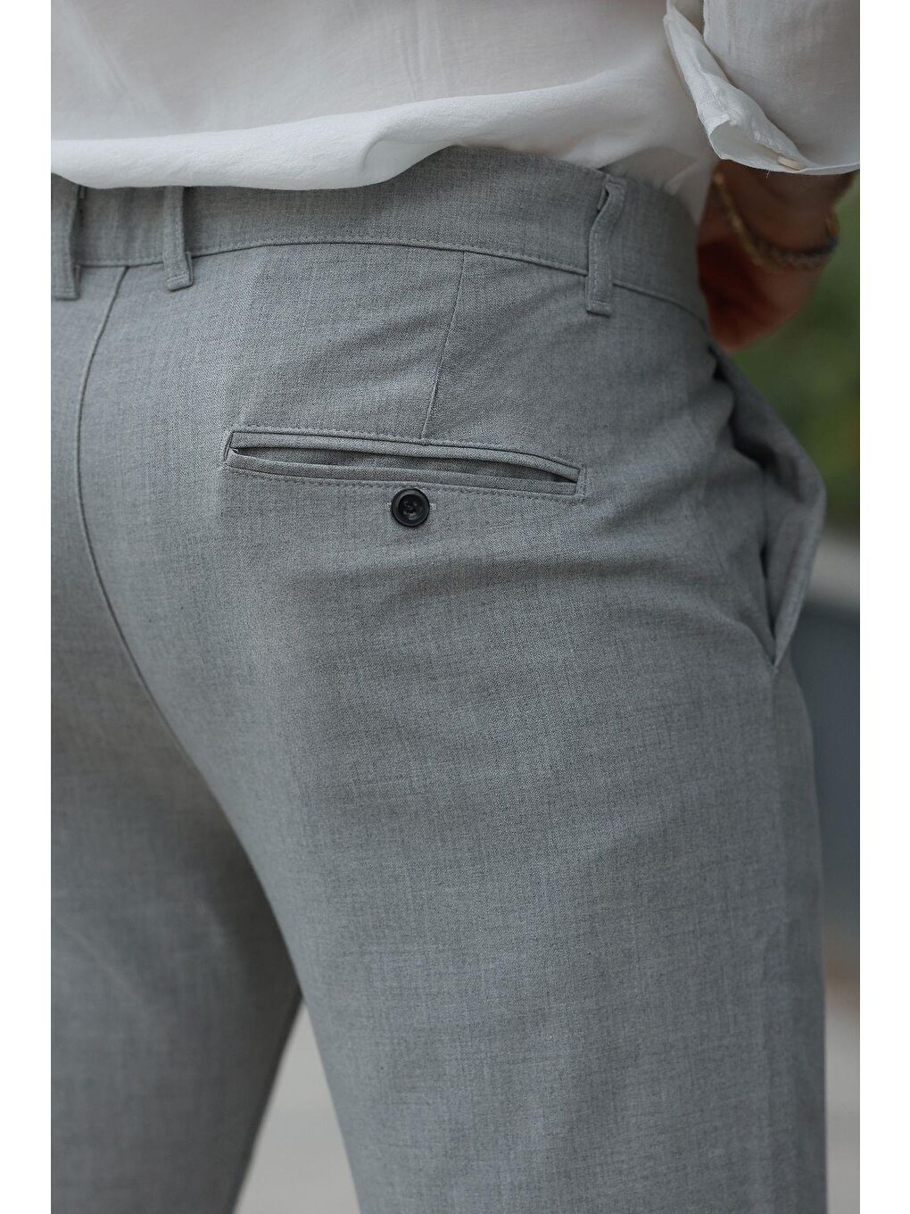 Gri Basic Erkek Pantolon E6576-5