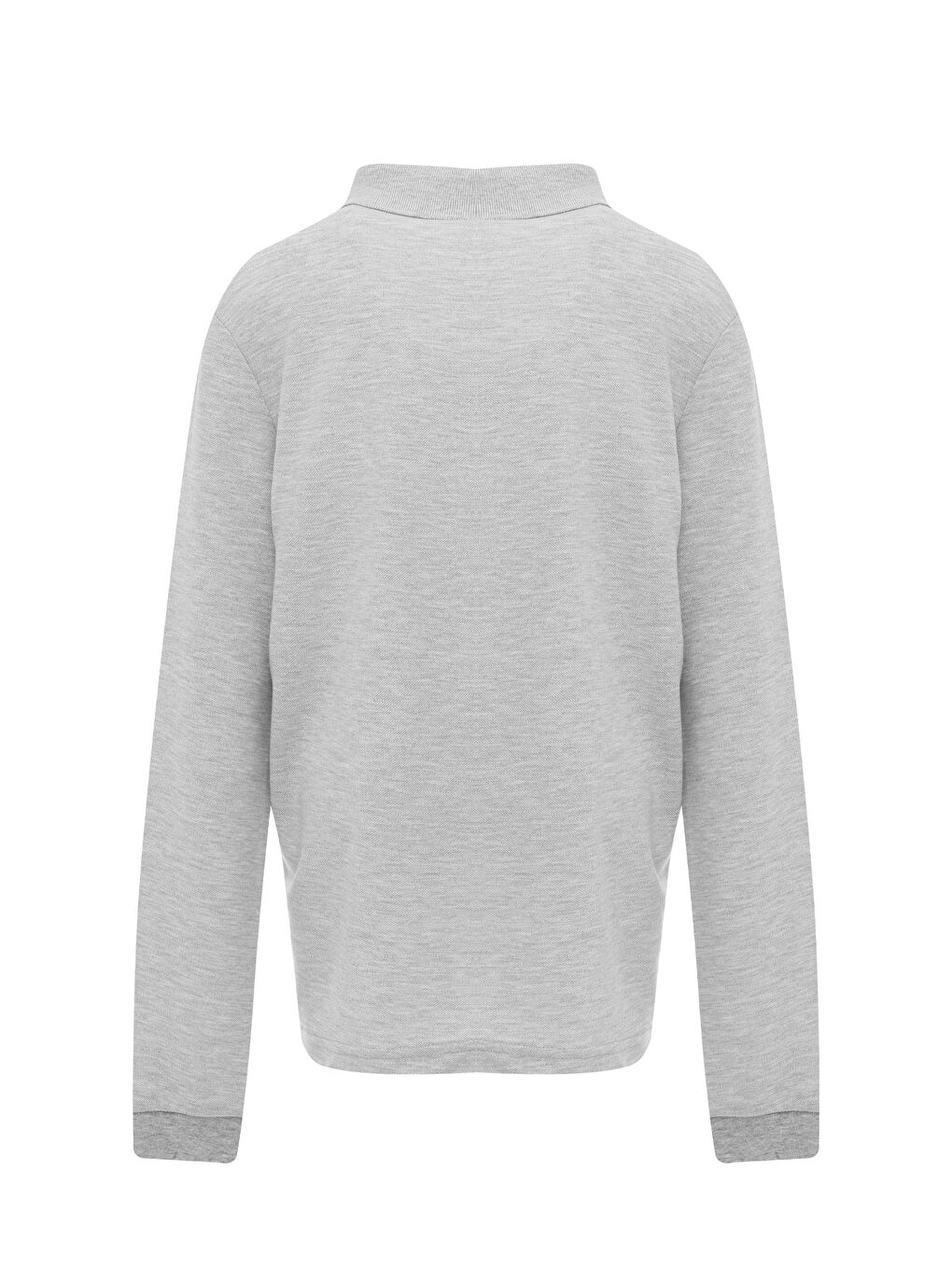 Gri KU 15YOKO KDS05 5PR GRI MELANJ Unisex Çocuk Uzun Kol T-Shirt-1