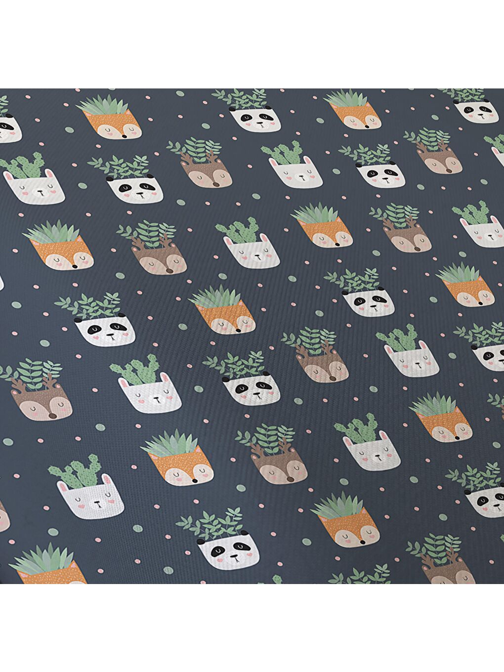 Karışık Çift Taraflı Hayvan Desenli Çarşafsız 2'li Takım Baskılı Tek Kişilik Nevresim Takımı 160x220 Cm-2