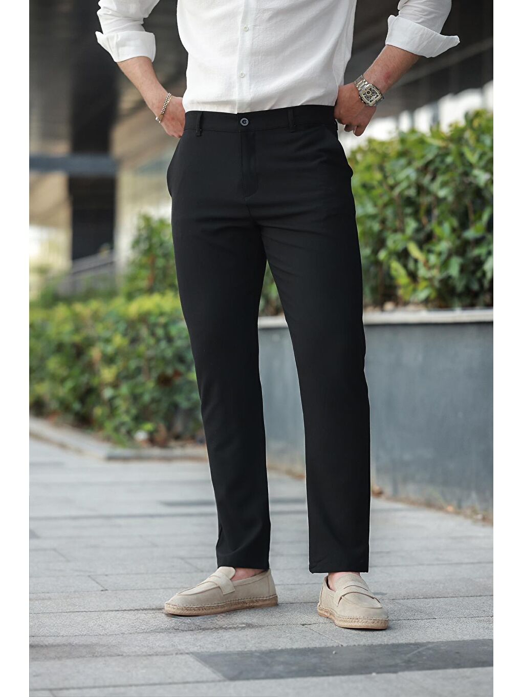Siyah Basic Erkek Pantolon E6576-1