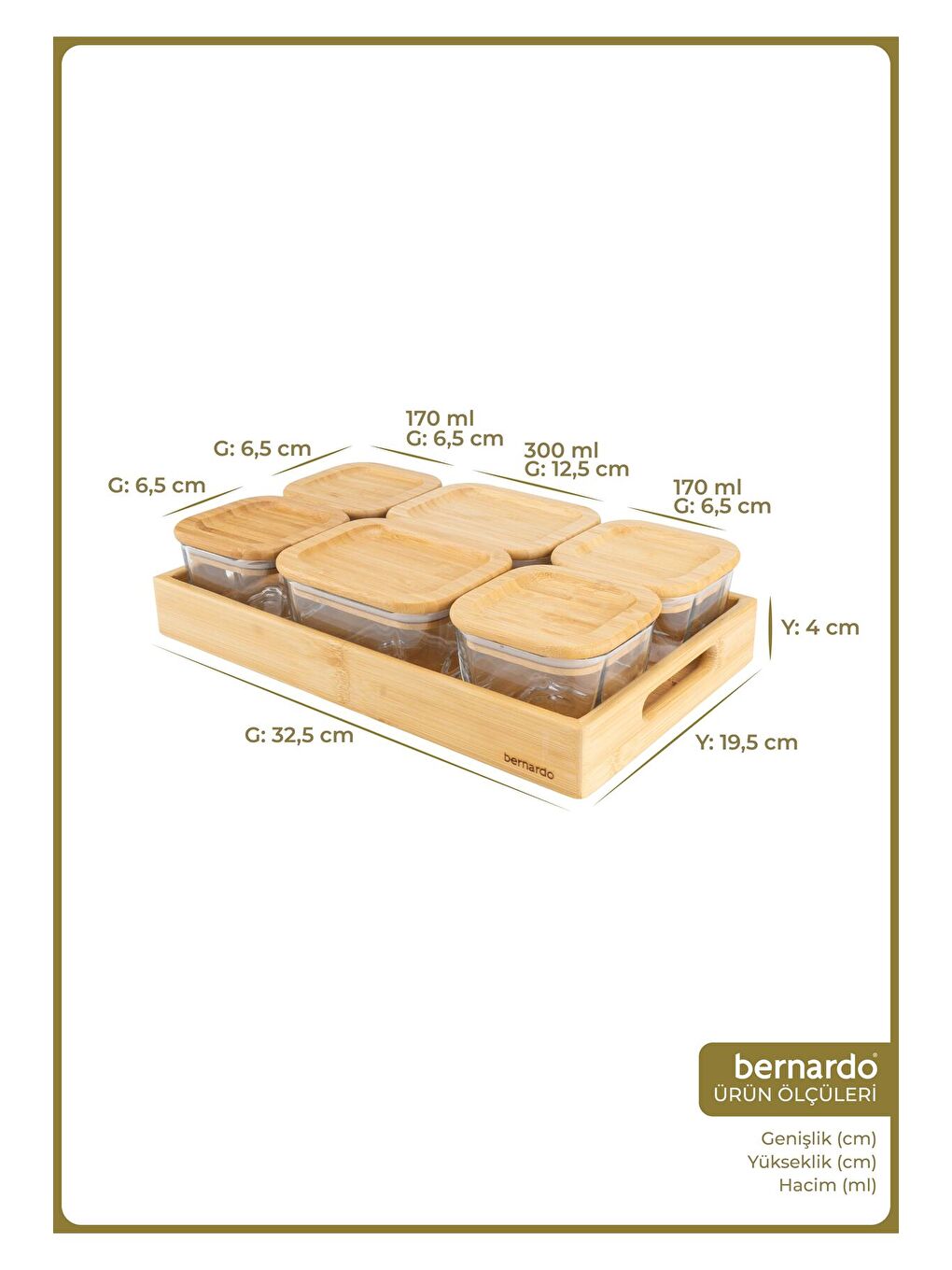 Kahverengi Lumos 13 Parça Kahvaltılık-5