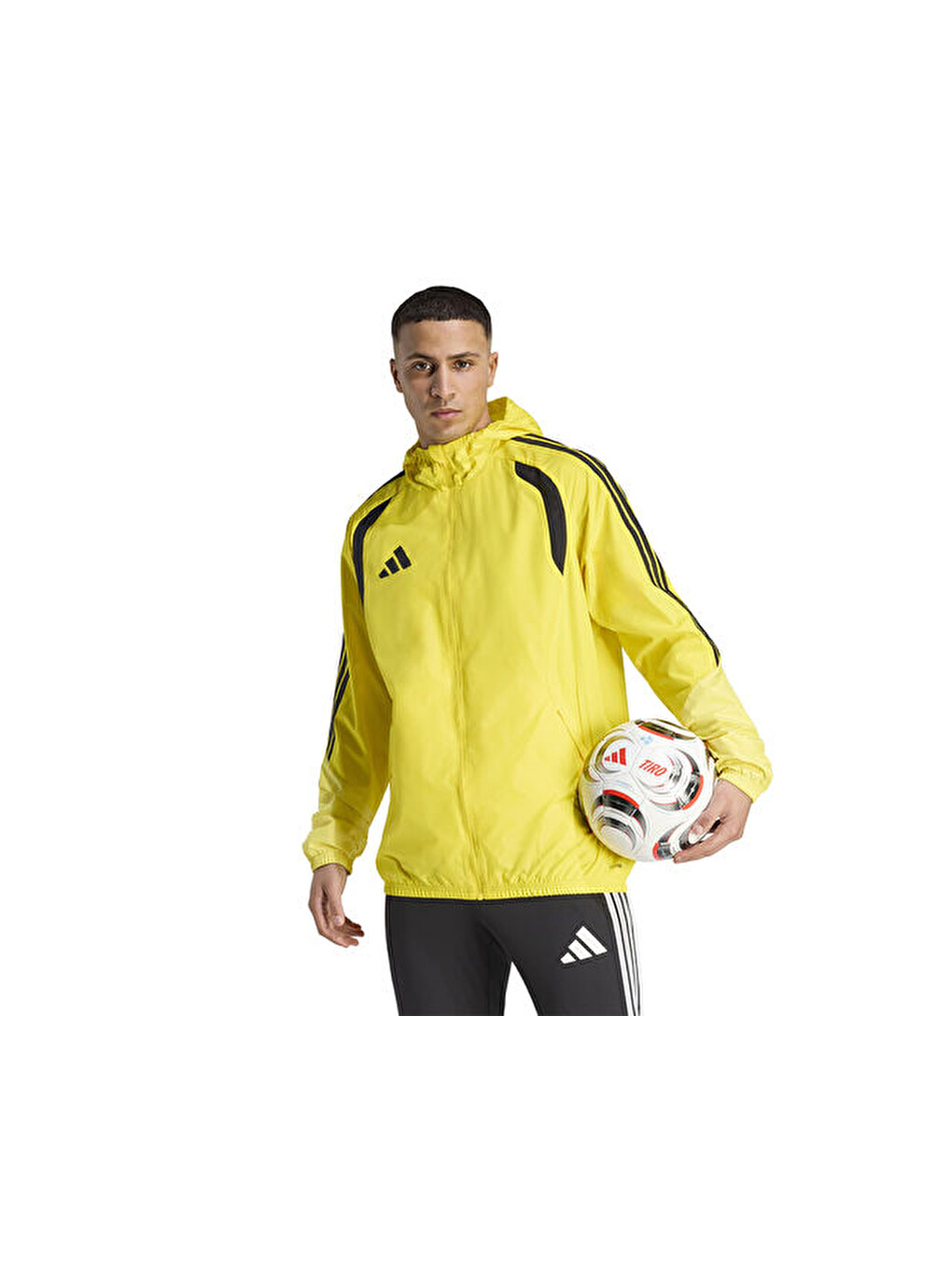 Tiro26c Aw Jkt Erkek Futbol Antrenman Yağmurluk Kb0139 Sarı