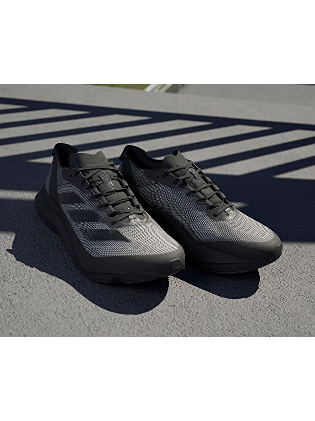 Adizero Boston 12 M Unisex Koşu Ayakkabısı Id5985 Siyah-4