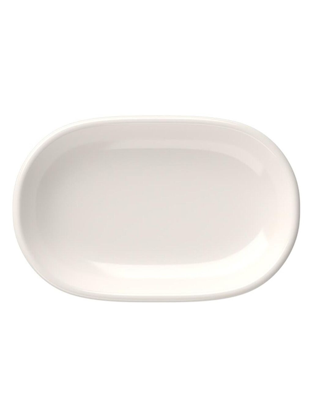 Beyaz Porselen Magnus Oval Kayık Tabak 23x15x3cm Tekli