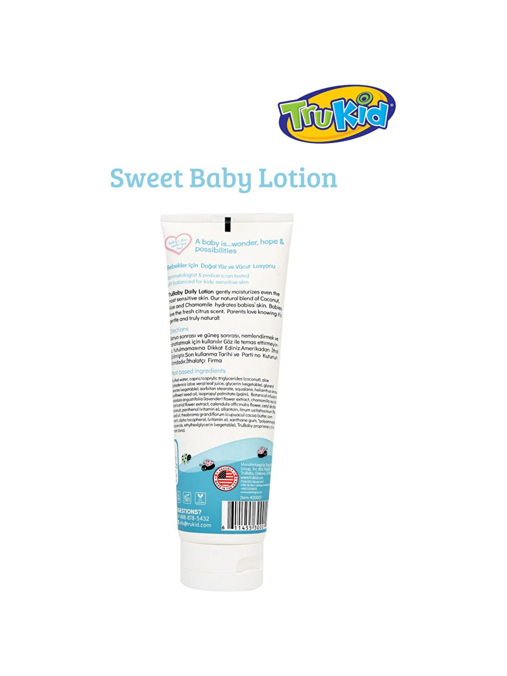 Trubaby Daily Bebeklere Özel Yüz Ve Vücut Losyonu-2