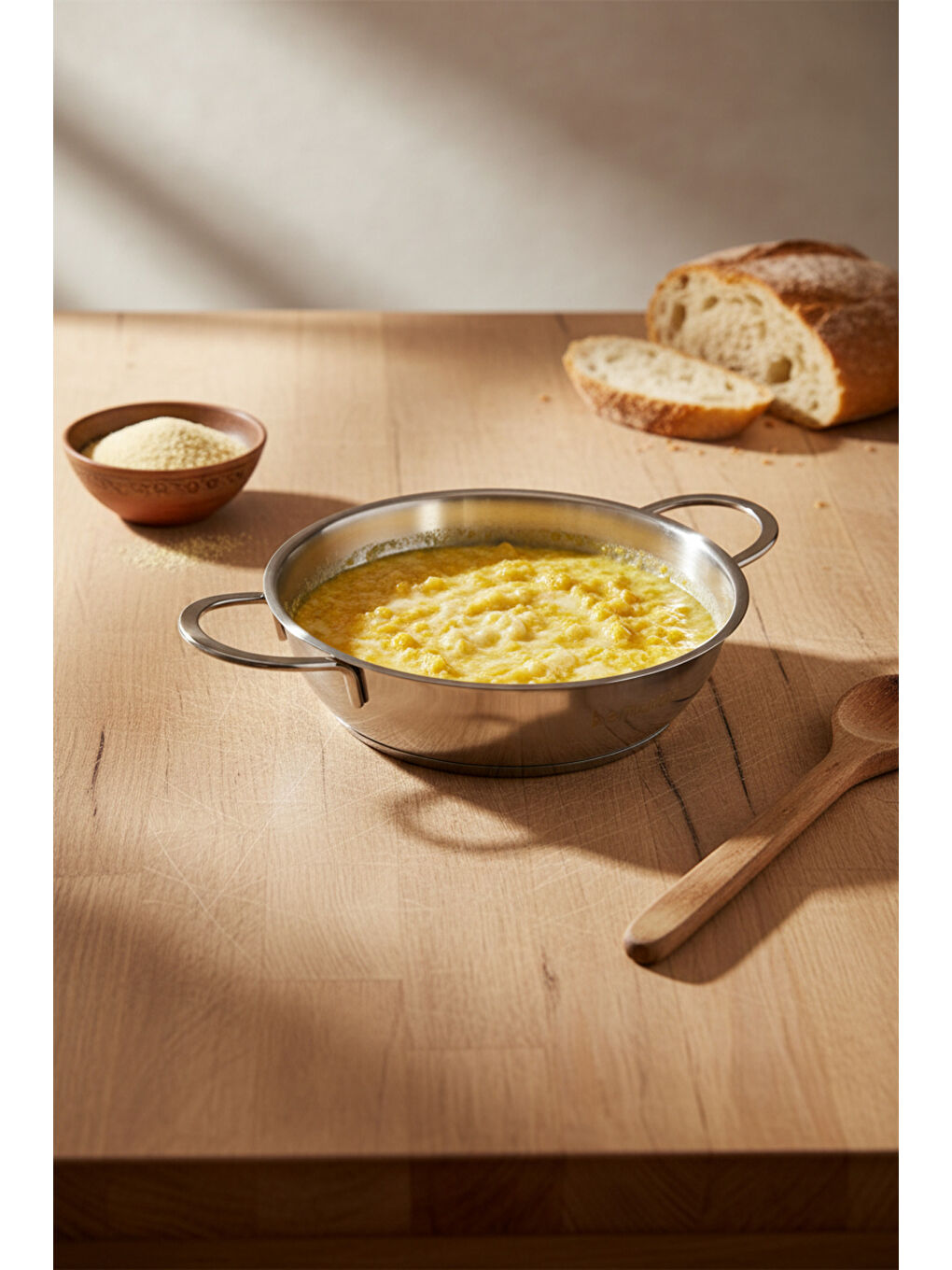 Gri Meyra 6 Parça Çelik Sahan Seti-6