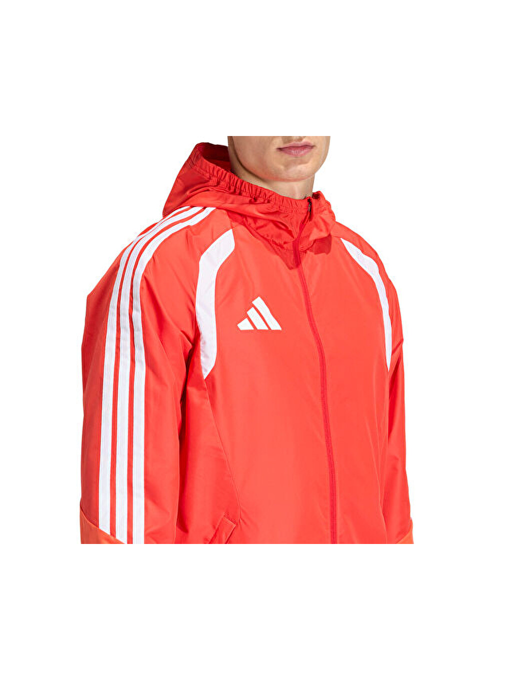 Tiro26c Aw Jkt Erkek Futbol Antrenman Yağmurluk Kb0142 Kırmızı-3