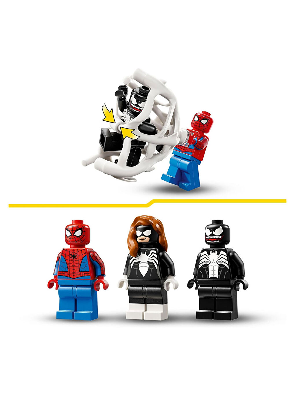 Marvel Örümcek Adam Venom Arabasına Karşı 76309-2