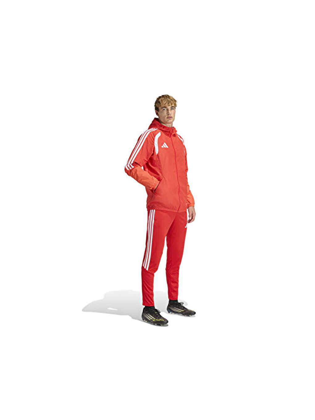 Tiro26c Aw Jkt Erkek Futbol Antrenman Yağmurluk Kb0142 Kırmızı-6