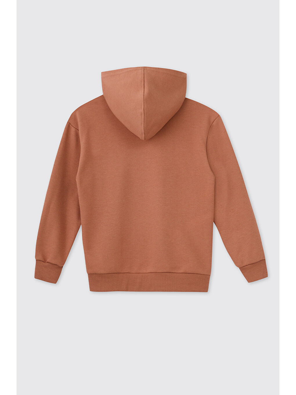 Kahverengi Erkek Çocuk Kiremit Sweatshirt-1