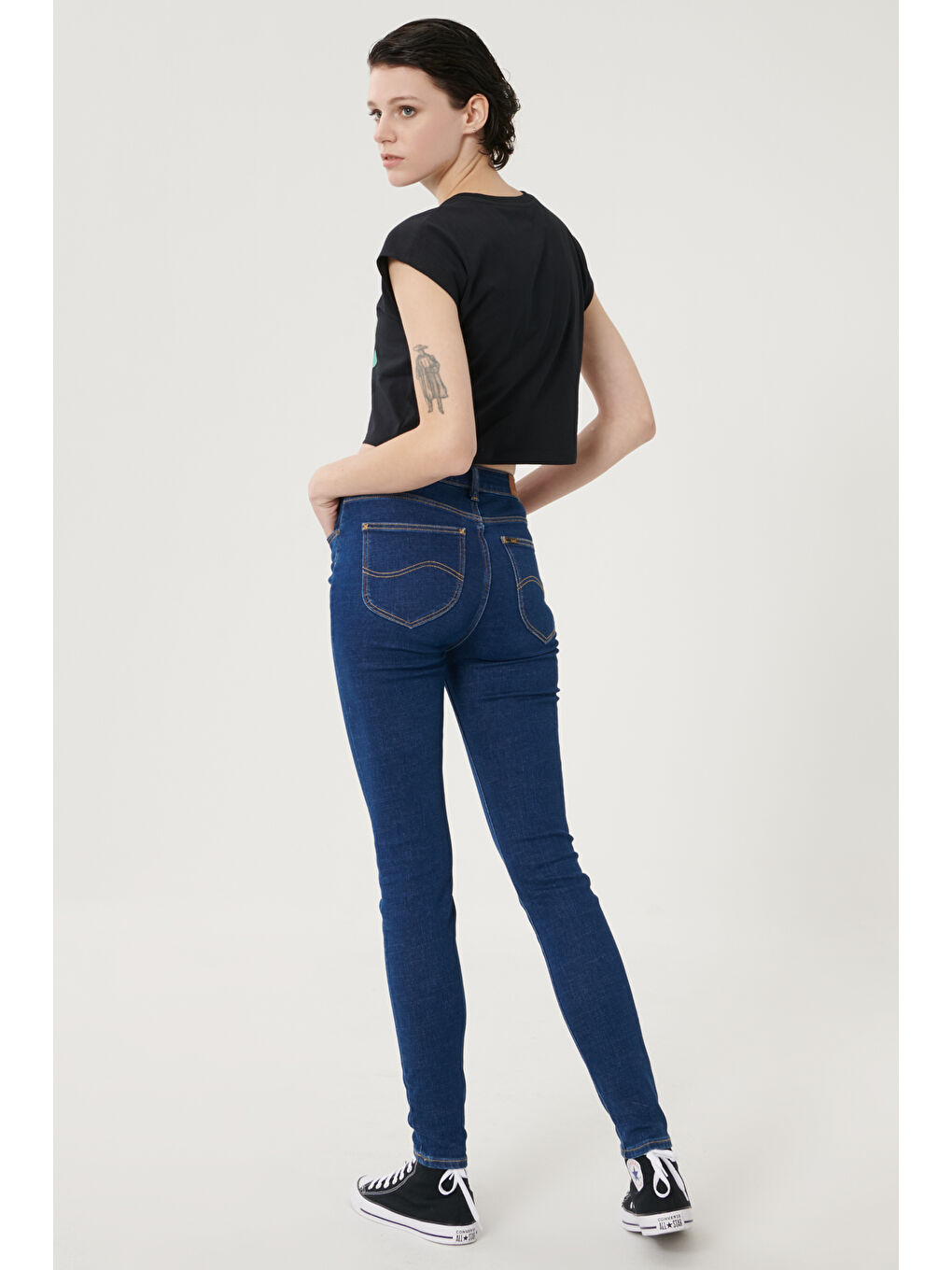 Mavi Scarlett High Skinny Fit Denim Esnek Jean Jean Pantolon-3