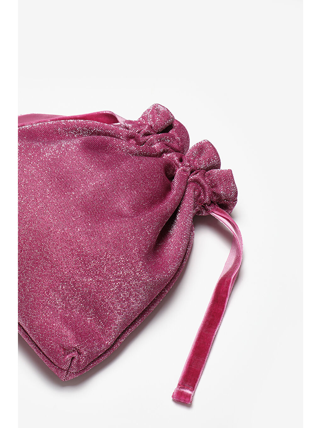 Fuşya Simli Kız Çocuk Çanta-1