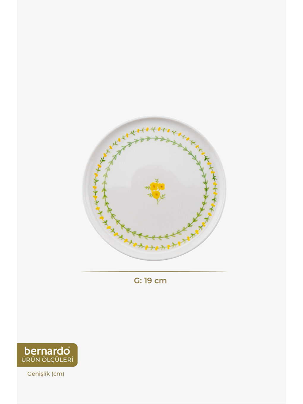 Beyaz Mimoza 6 Parça Pasta Takımı-1