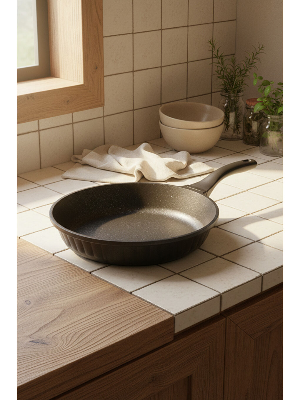 Siyah Olimpos 3'lü Tava Seti 20 24 28 cm-5