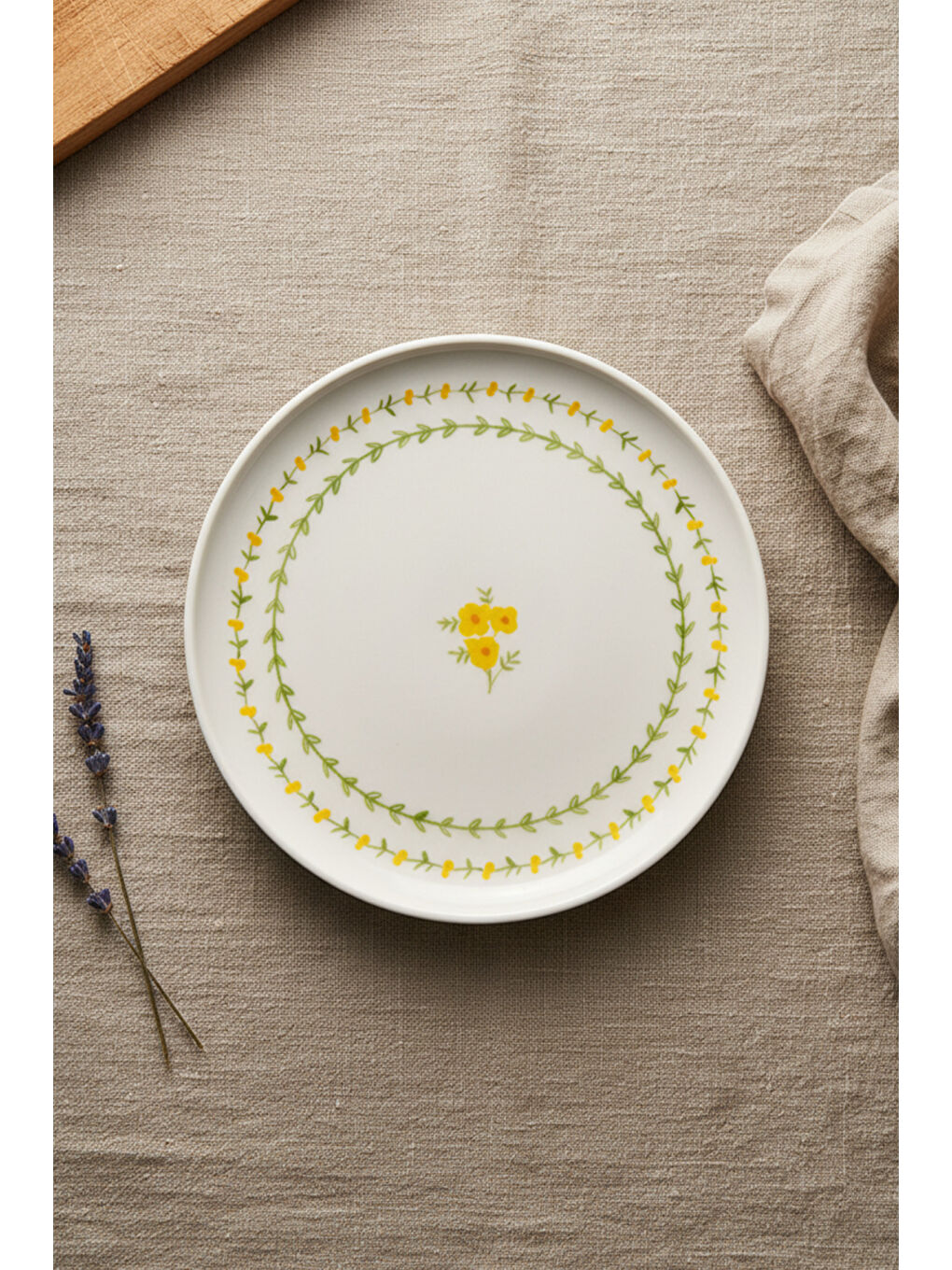 Beyaz Mimoza 6 Parça Pasta Takımı-4