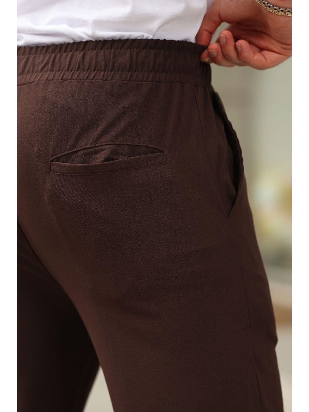 Acı Kahverengi Relaxed Erkek Pantolon 6510-3