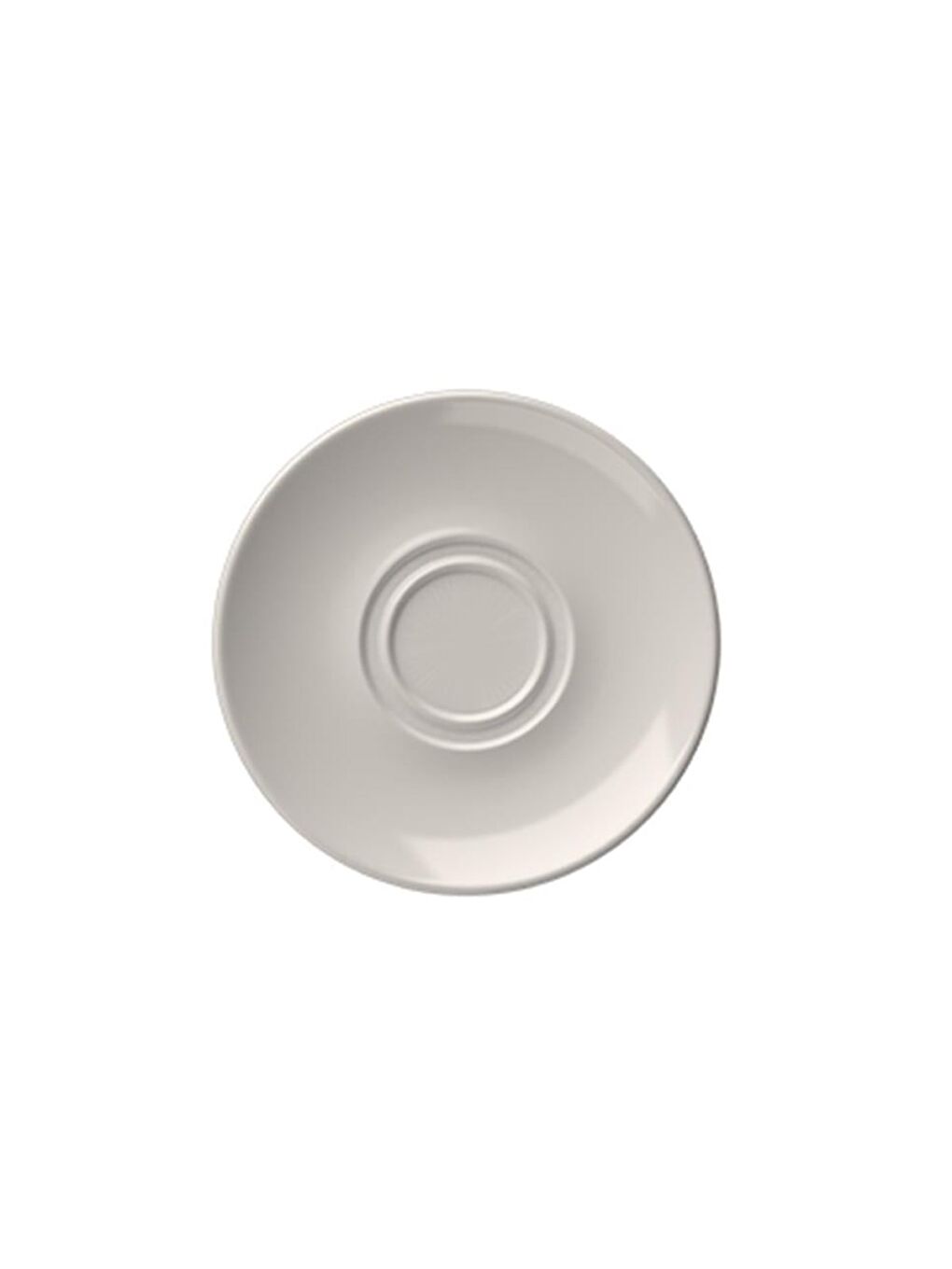 Beyaz Porselen Lona Fincan Tabağı 16cm Taban Çapı 4cm 6 LI-1