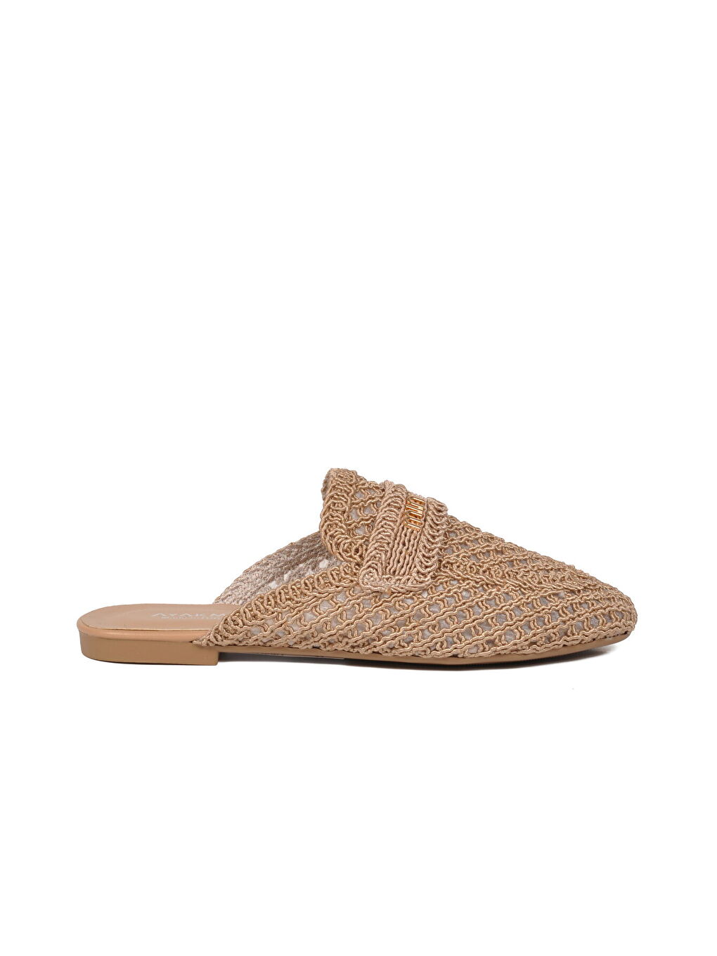 Kahverengi Taba Triko Hafif Önü Kapalı Kadın Terlik 335391 Z-1