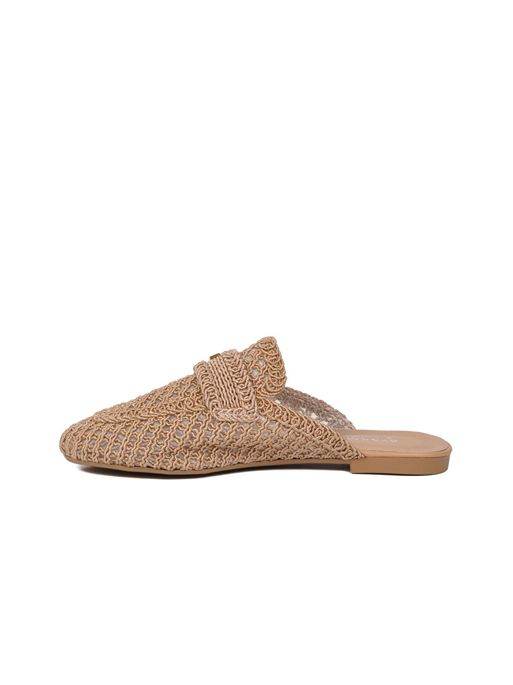 Kahverengi Taba Triko Hafif Önü Kapalı Kadın Terlik 335391 Z-3