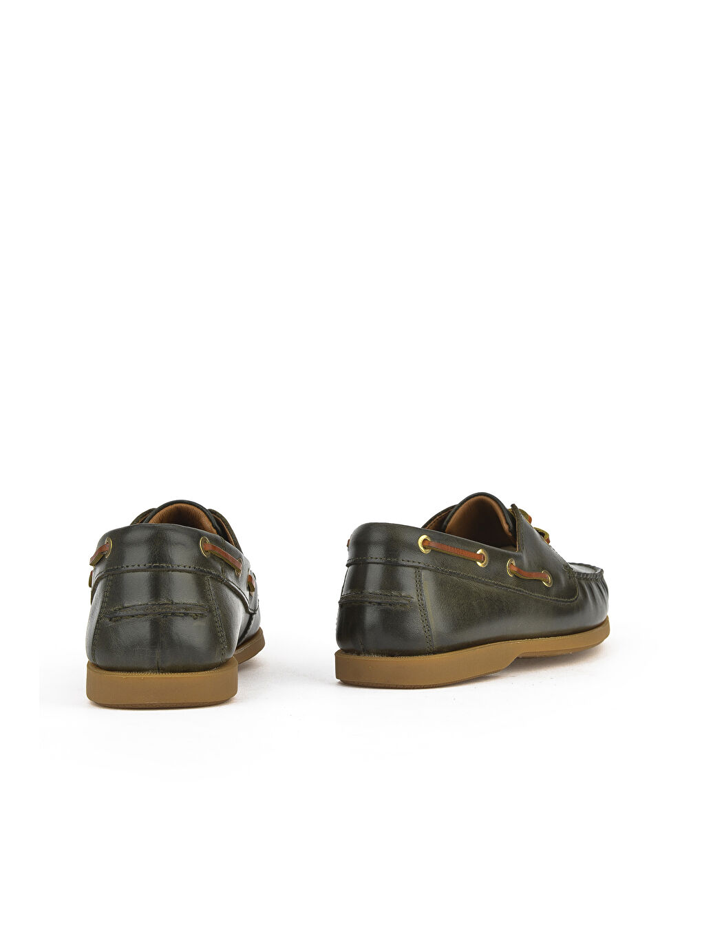 Erkek Hakiki Deri Ayakkabı 1511007ZD1001 Haki-2