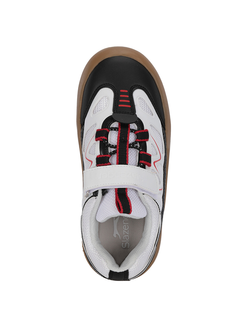 KAJU F Unisex Çocuk Cırt Cırtlı Beyaz / Siyah Günlük Spor Ayakkabısı-4