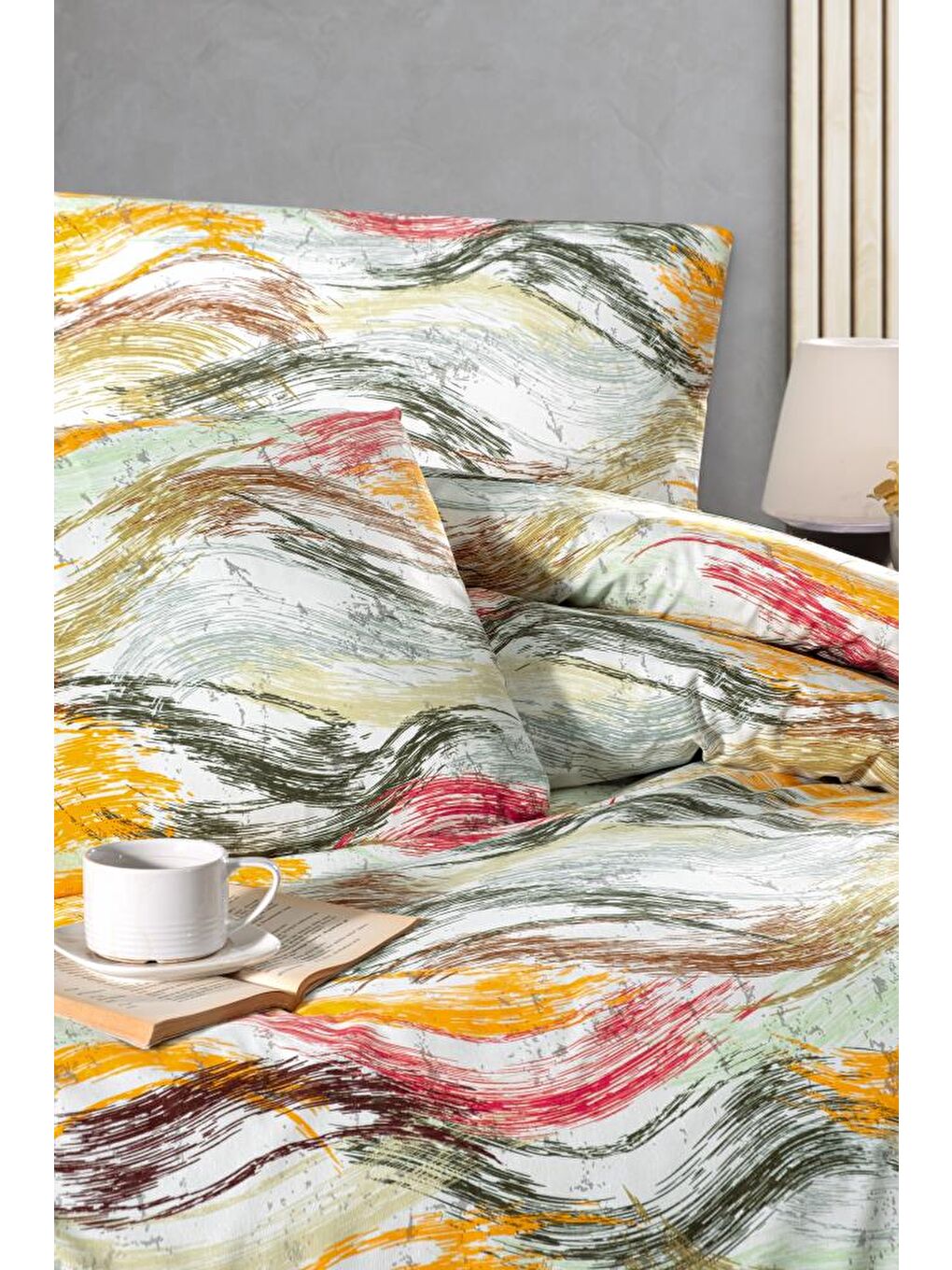 Karışık Andone Çift Kişilik Nevresim Takımı 200*220-1