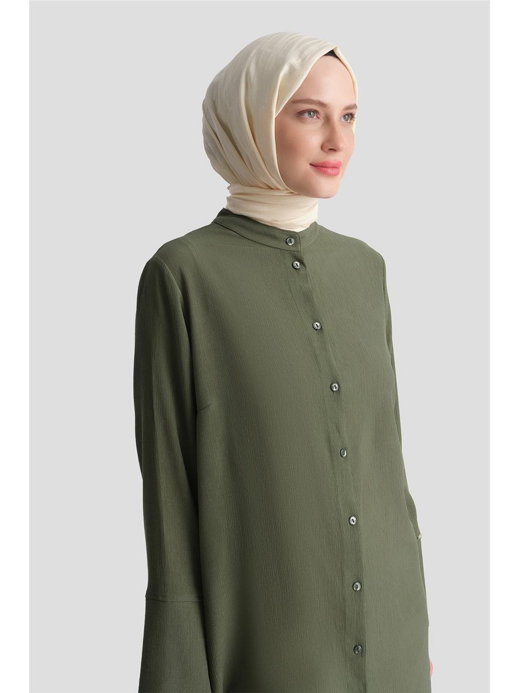 Hakim Yaka Tunik Haki-1