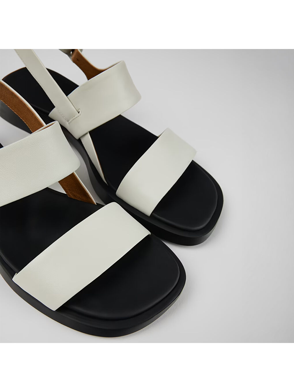 Beyaz Kadın Sandalet K201486-007 Dana White-1