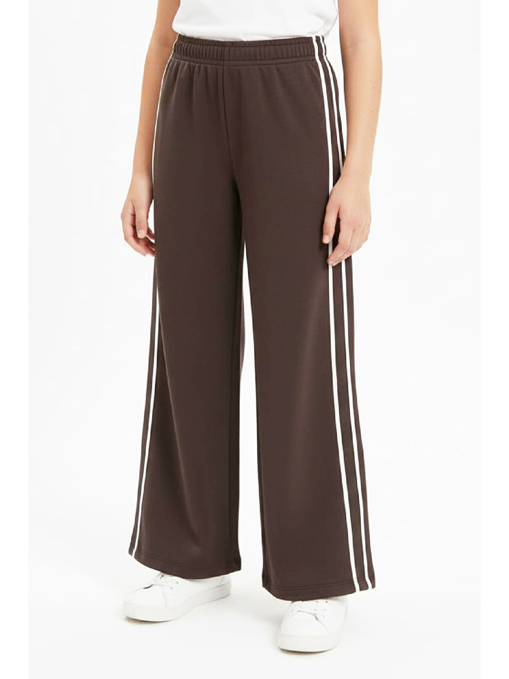 Kahverengi Kız Çocuk Oysho Kumaş Eşofman Alt Çift Biyeli 6-14 Yaş 12458