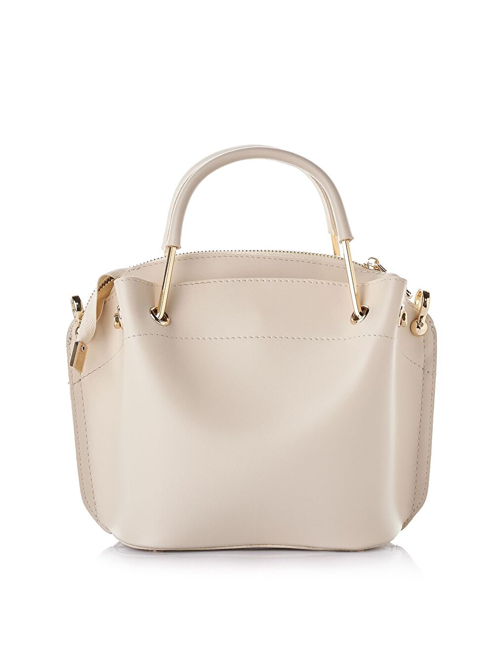 Ekru Luma Kadın El ve Omuz Çantası-1