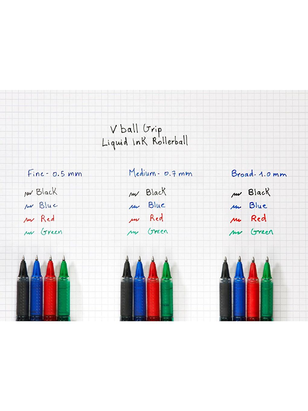 V-Ball Grip Roller Kalem 1.0 İmza Kalemi Siyah Blister (51010981)-3