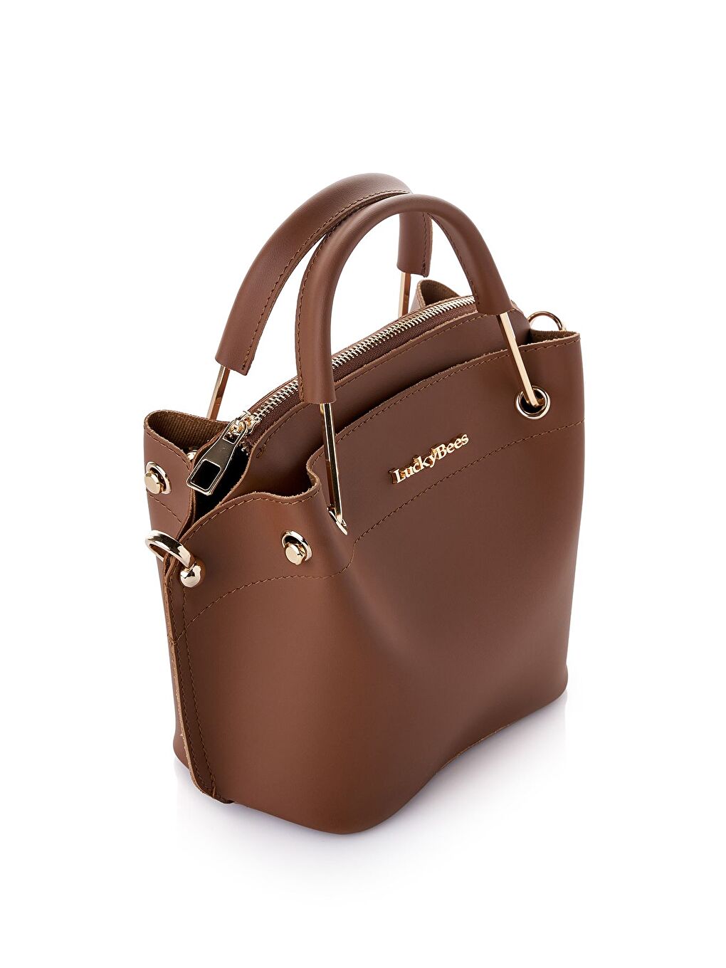 Kahverengi Luma Kadın El ve Omuz Çantası-2