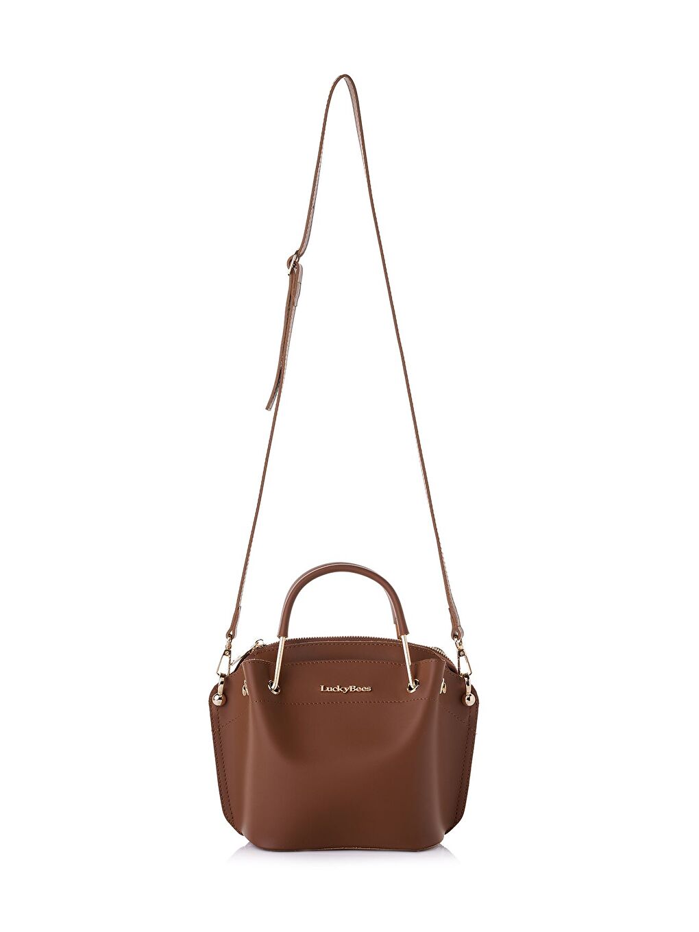 Kahverengi Luma Kadın El ve Omuz Çantası-3