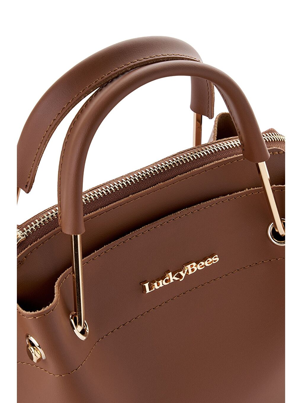 Kahverengi Luma Kadın El ve Omuz Çantası-5