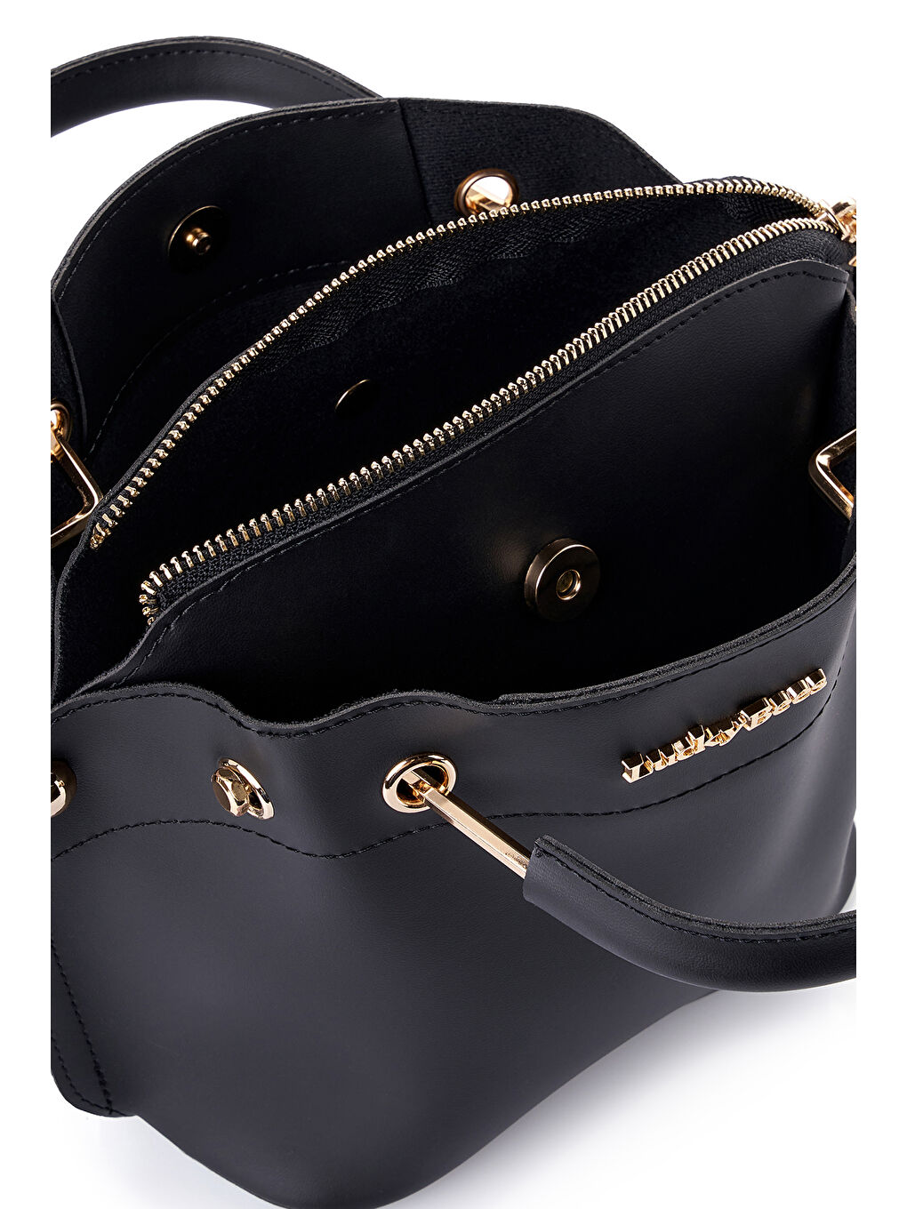 Siyah Luma Kadın El ve Omuz Çantası-4