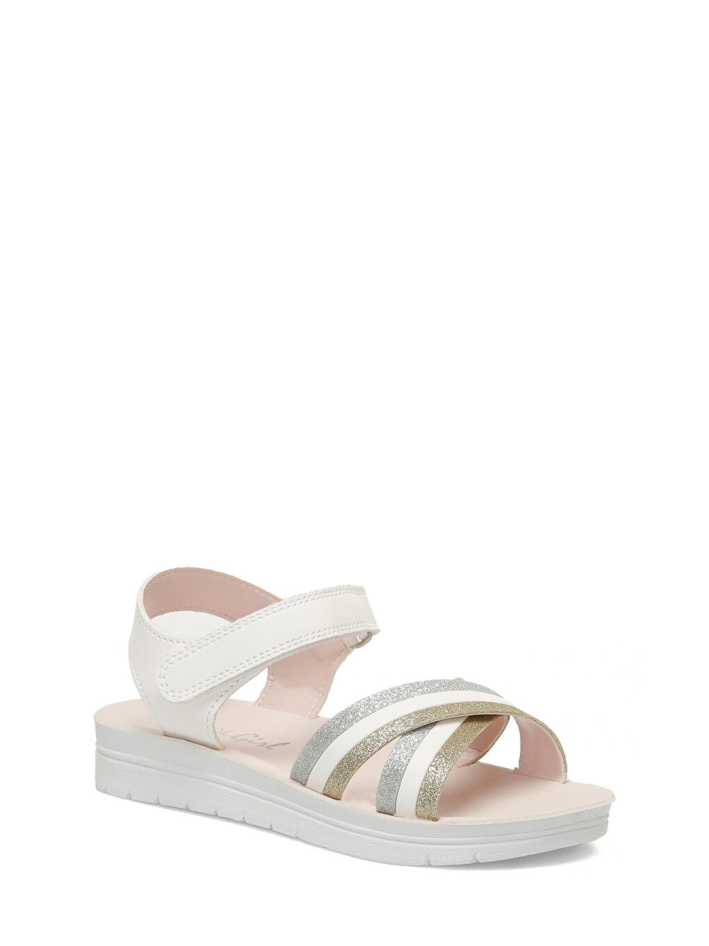 MARLA F 5FX Beyaz Kız Çocuk Sandalet-1