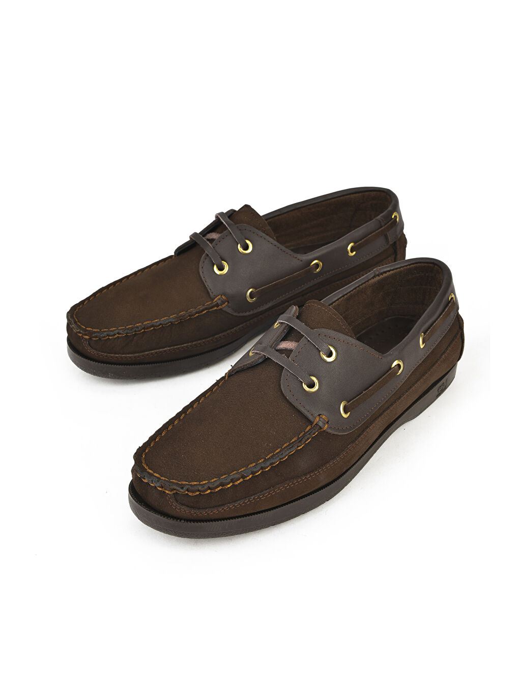 Kahverengi Hakiki Deri Erkek Günlük Ayakkabı 141423Z29N Kahve