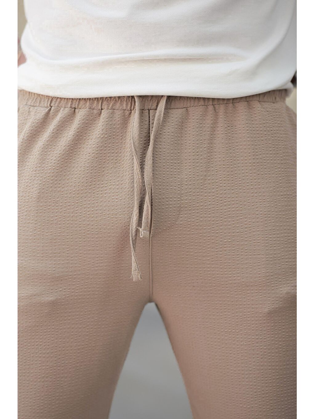 Bej Regular Fit Erkek Pantolon E6572-4