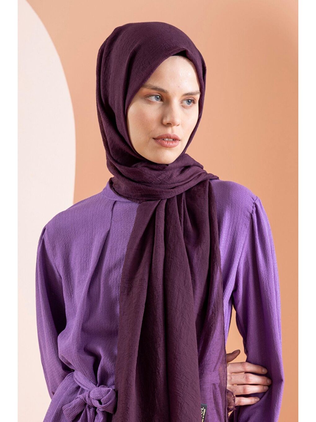 Mürdüm Kadın Konfor Şal 195/85 Cm