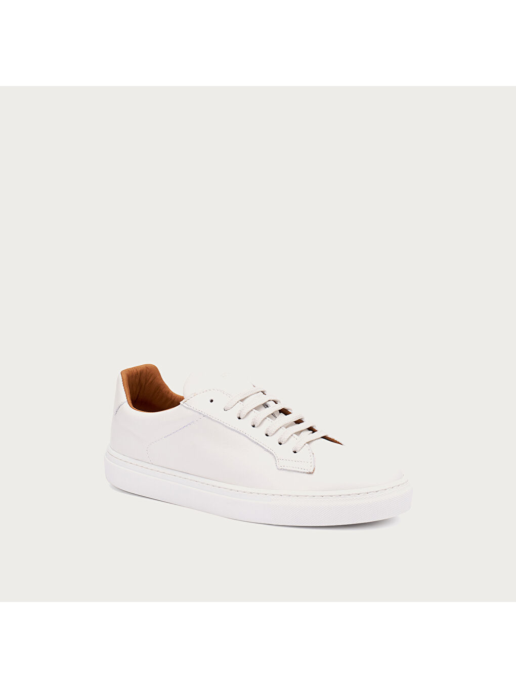 Beyaz Erkek 29M1 (29P1) BASIC LEATHER SNEAKERS-1