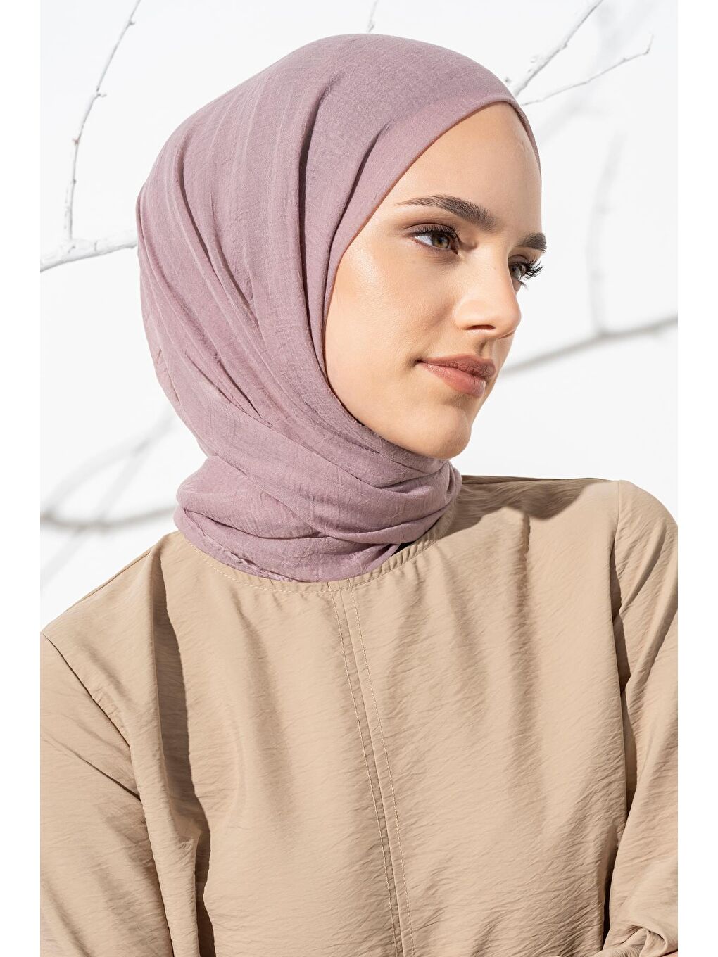 Pembe Kadın Konfor Şal 195/85 Cm-3