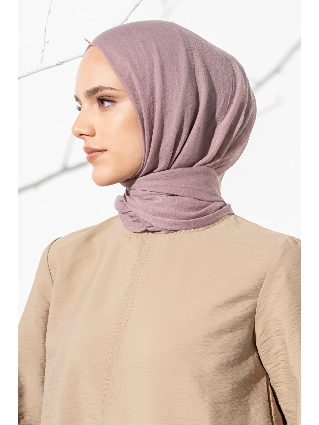 Pembe Kadın Konfor Şal 195/85 Cm-4