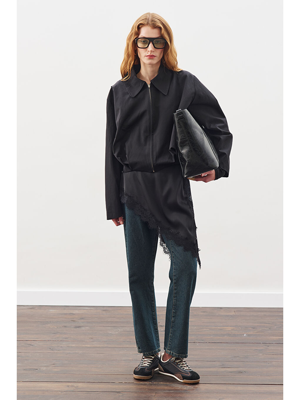 Dantel Şeritli Bel Aksesuar Siyah-5