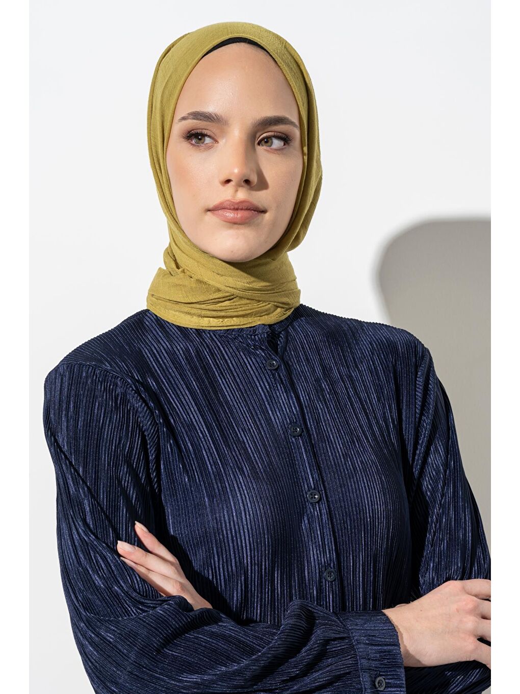 Yeşil Kadın Konfor Şal 195/85 Cm