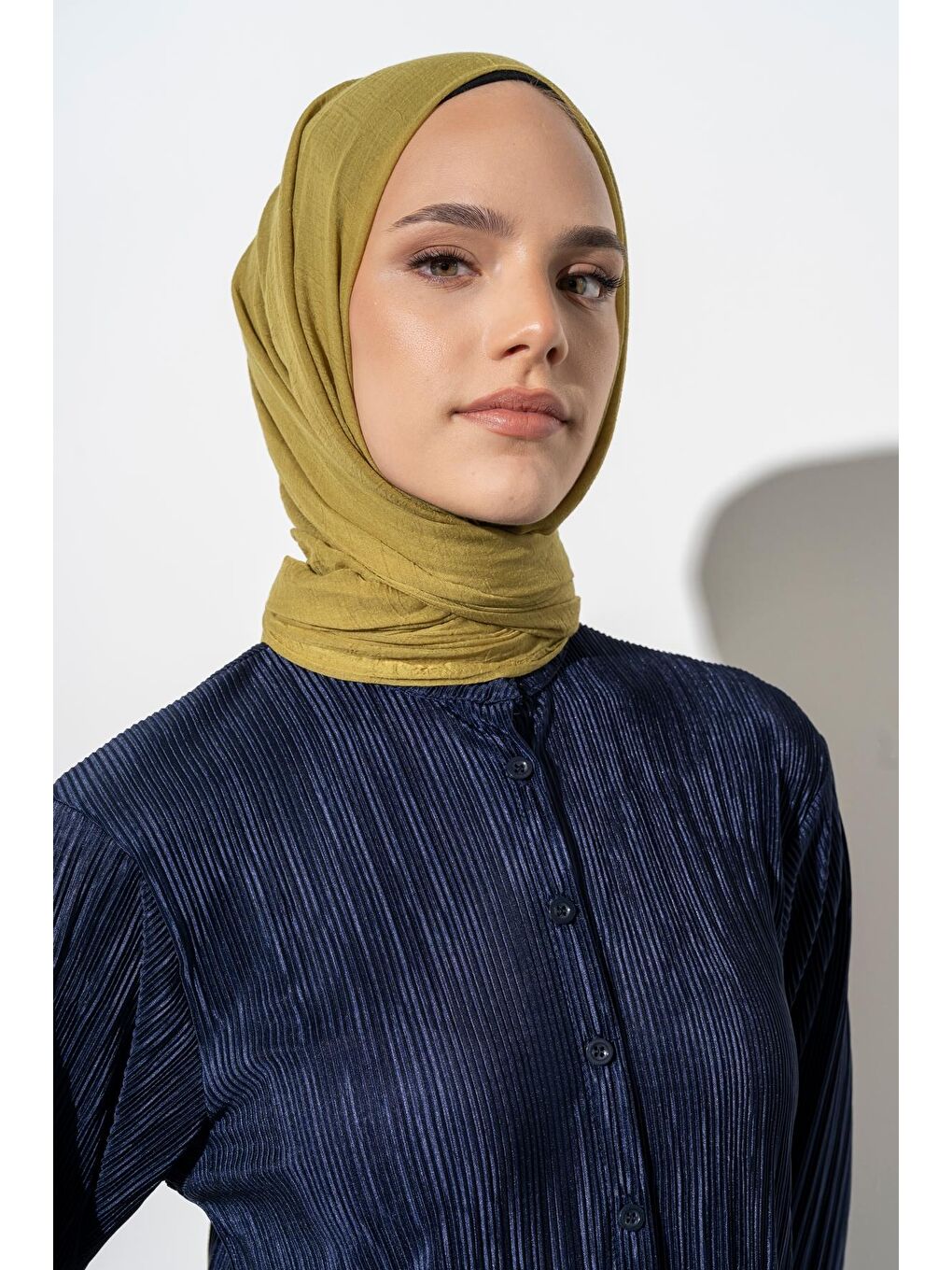 Yeşil Kadın Konfor Şal 195/85 Cm-1