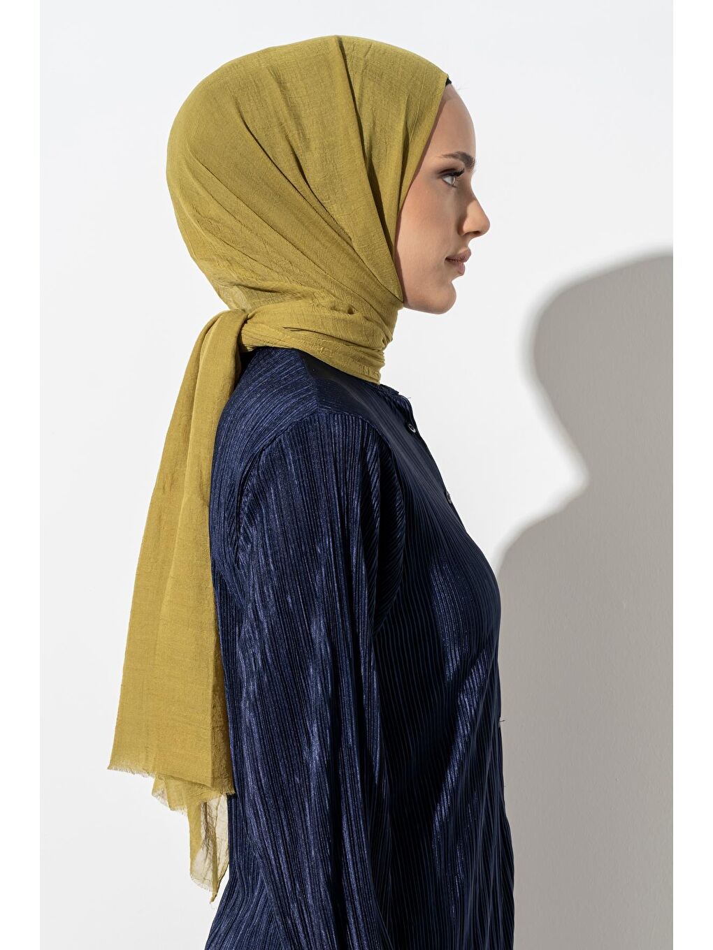 Yeşil Kadın Konfor Şal 195/85 Cm-3