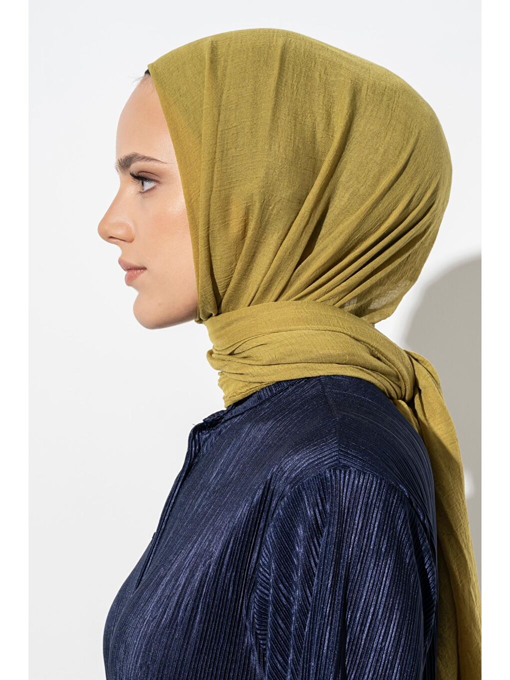 Yeşil Kadın Konfor Şal 195/85 Cm-4