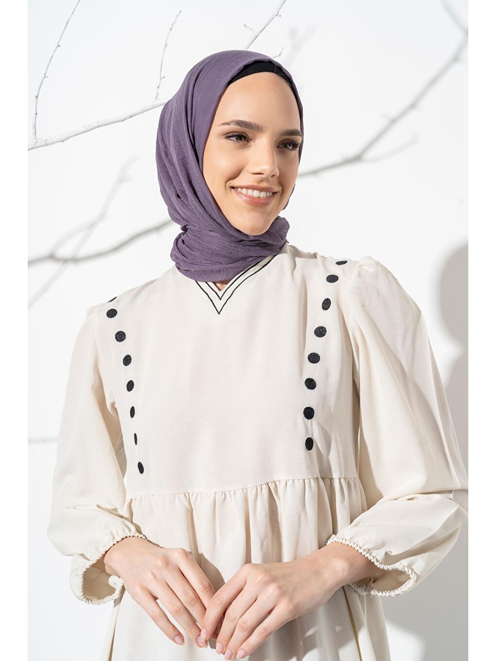 Mor Kadın Konfor Şal 195/85 Cm-1